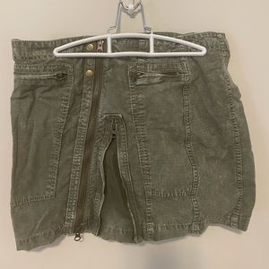 Free people green skirt